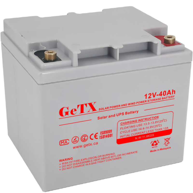 GeTX Rechargeable battery 12V 40Ah Lead Acid GX12-40