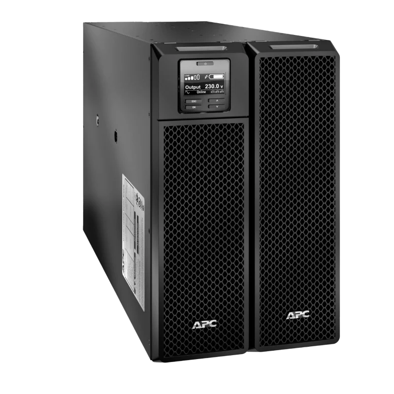 APC Smart-UPS On-Line, 10kVA/10kW, Tower, 230V/400V, 6x C13+4x C19 IEC outlets, Network Card+SmartSlot, Extended runtime, W/O rail kit