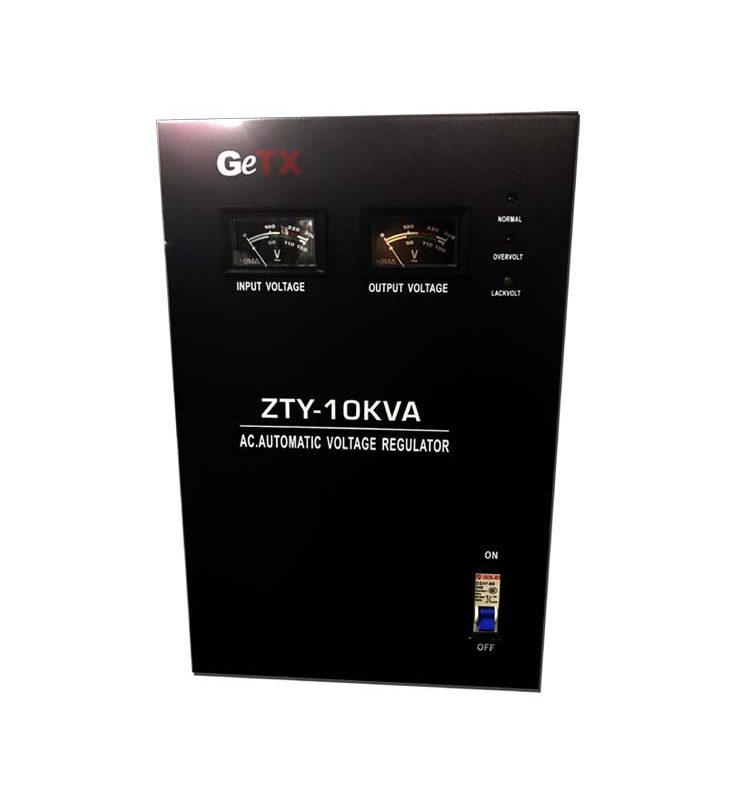 GeTX Stabilizer Servo motor Type 10000VA 1Phases Meter Display GXZS-M-1-1-10