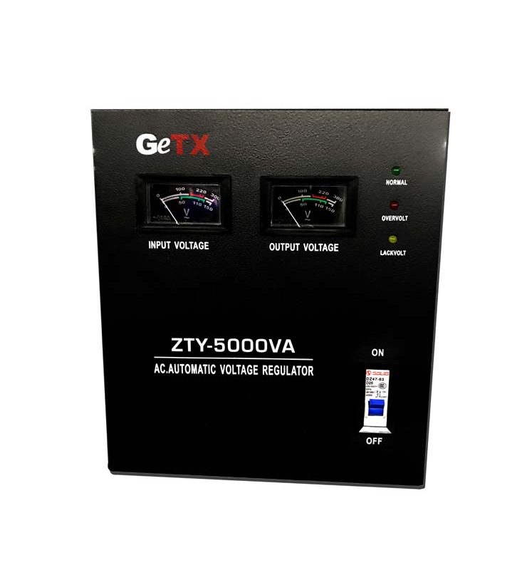 GeTX Stabilizer Servo motor Type 1Phases Analog meter GXZS-M-1-1-5