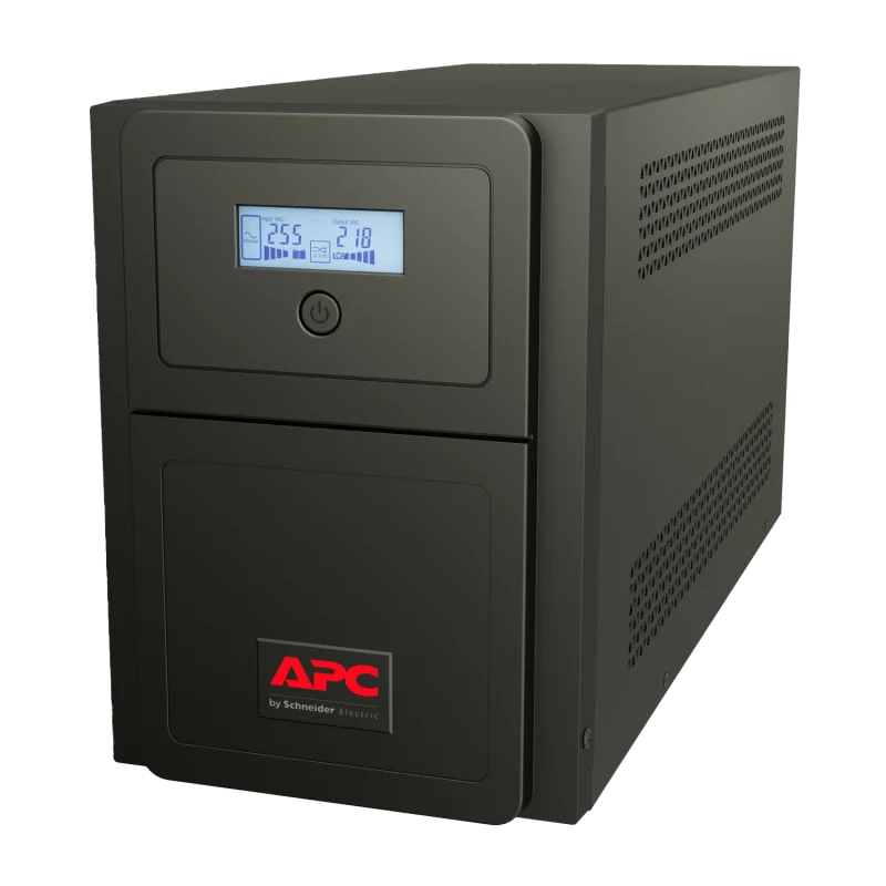 APC Easy UPS 1 Ph Line Interactive, 1000VA, Tower, 230V, 4 Universal outlets, AVR, LCD
