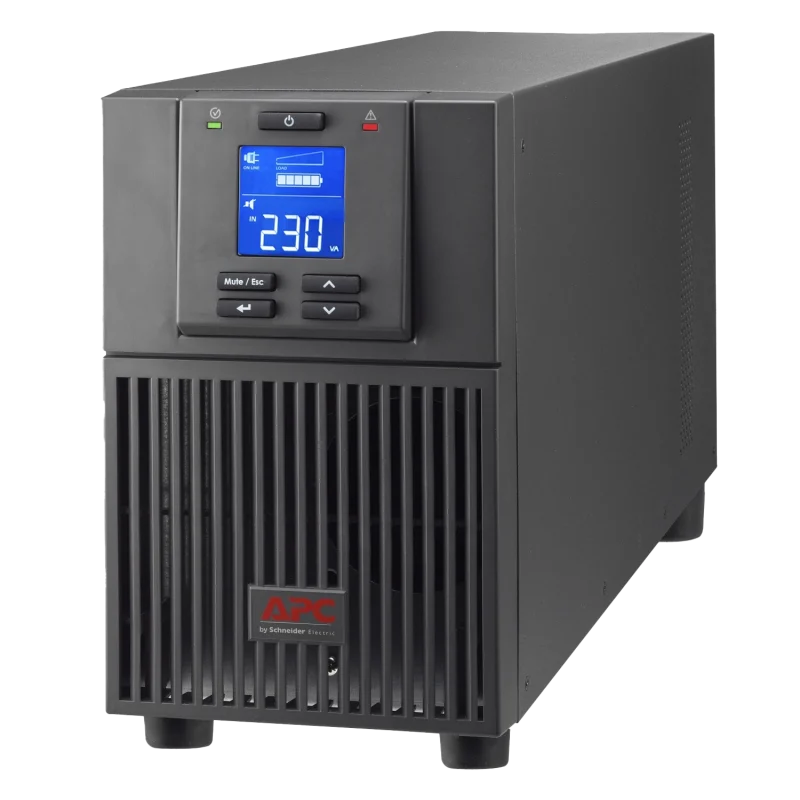 APC Easy UPS On-Line, 2000VA/1600W, Tower, 230V, 4x IEC C13 outlets, Intelligent Card Slot, LCD, Extended runtime