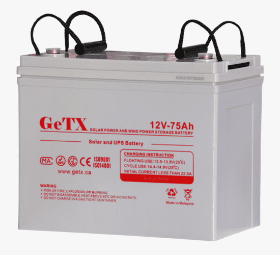 UPS Battery 12V 75AH-GeTX-GX75-12