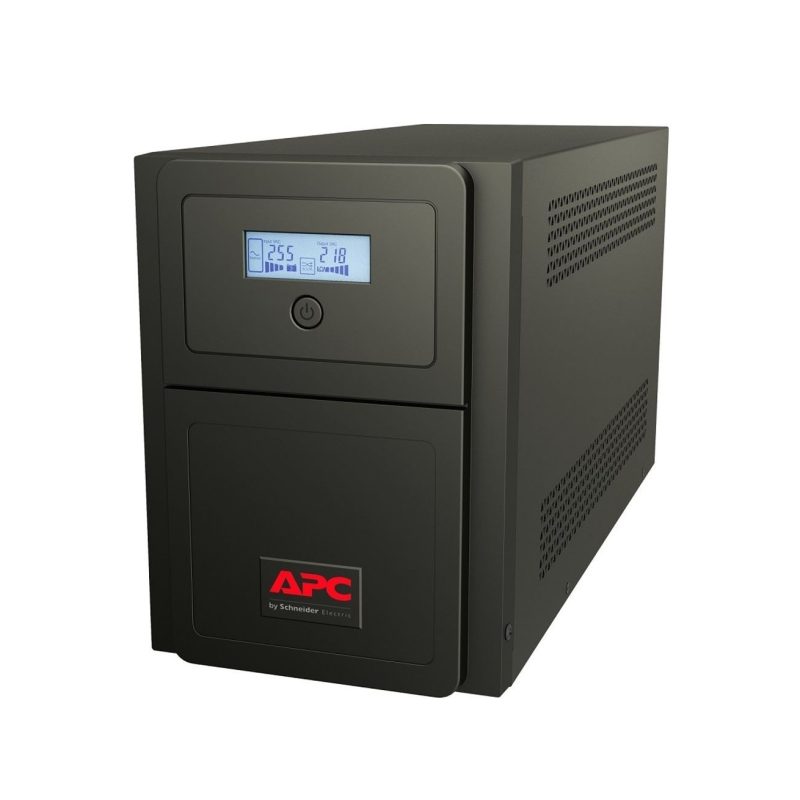 APC Easy UPS 1 Ph Line Interactive, 1500VA, Tower, 230V, 4 Universal outlets, AVR, LCD SMV1500AI-MS